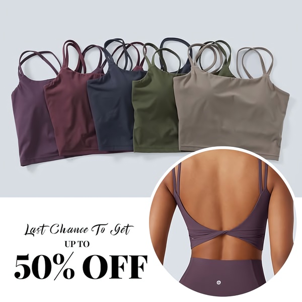 sports bra, athletic bra, workout bra, fitness bra, exercise bra, yoga bra, activewear top, limited time deal, sale promotion, minimalist, calm, trustworthy, neutral, purple